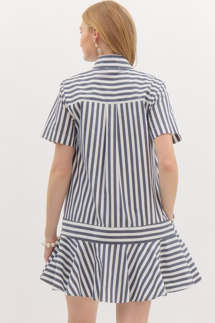 Entro Dress Avery Striped Dress