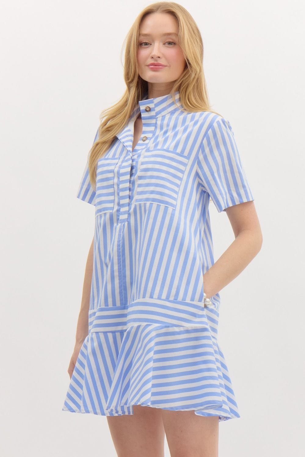 Entro Dress Avery Striped Dress