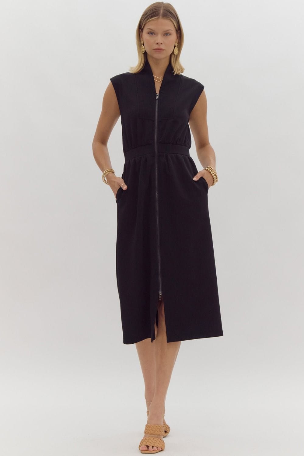 Entro Dress Black / S Lilah Sleeveless Dress