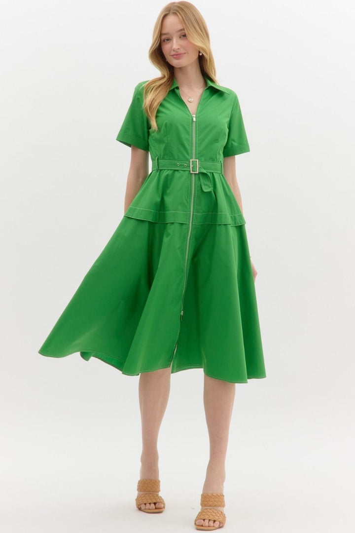 Entro Dress Green / S Lainey Midi Dress