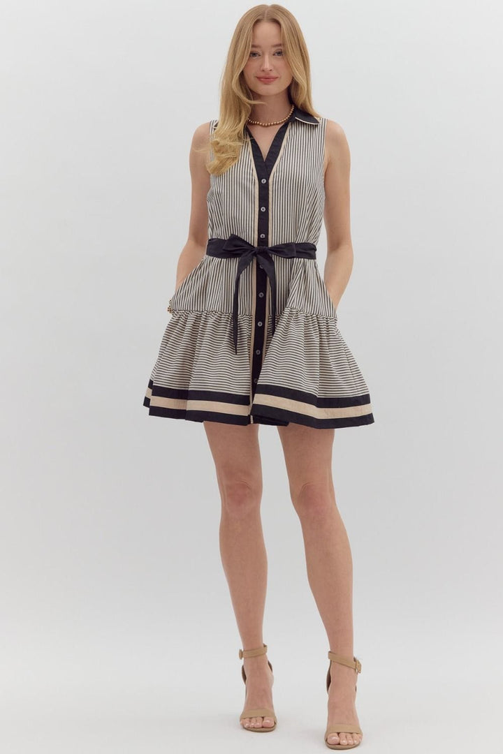 Entro Dress Holly Stripe Dress