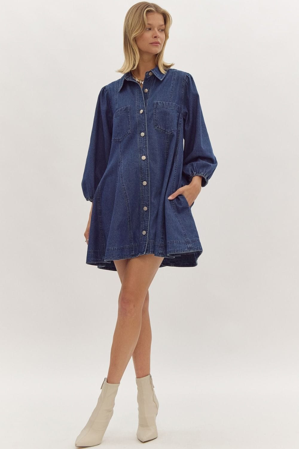 Entro Dress Indie Denim Dress