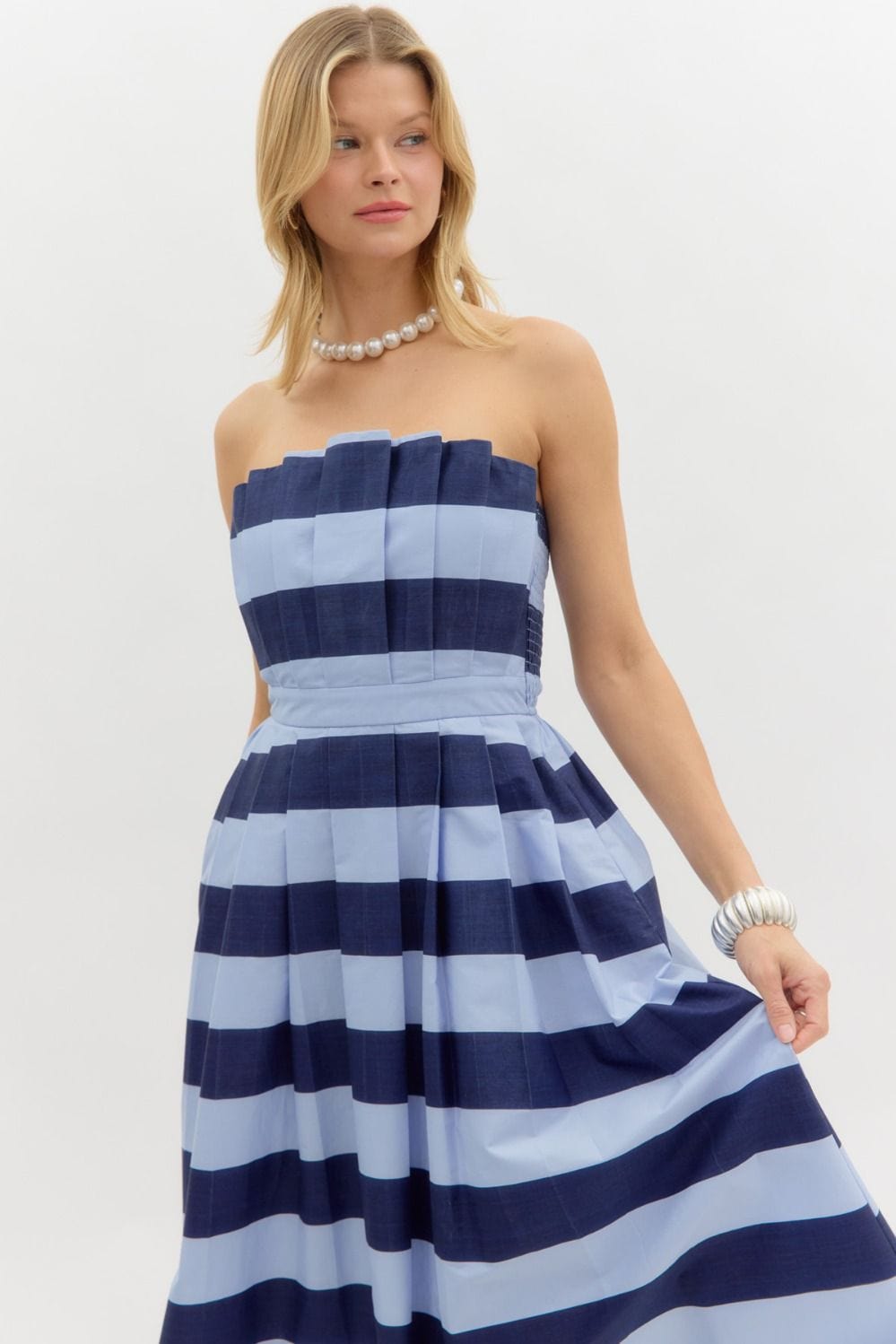Entro Dress Ines Stripe Dress