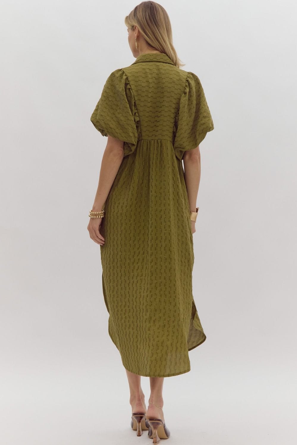 Entro Dress Jamie Puff Sleeve Dress