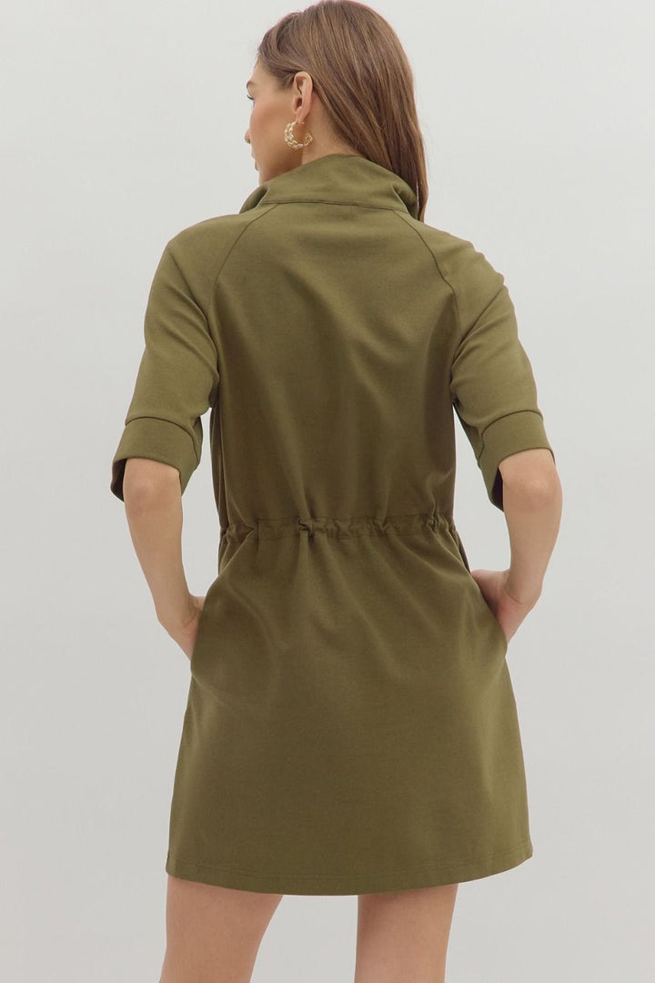 Entro Dress Josie Zip Front Dress