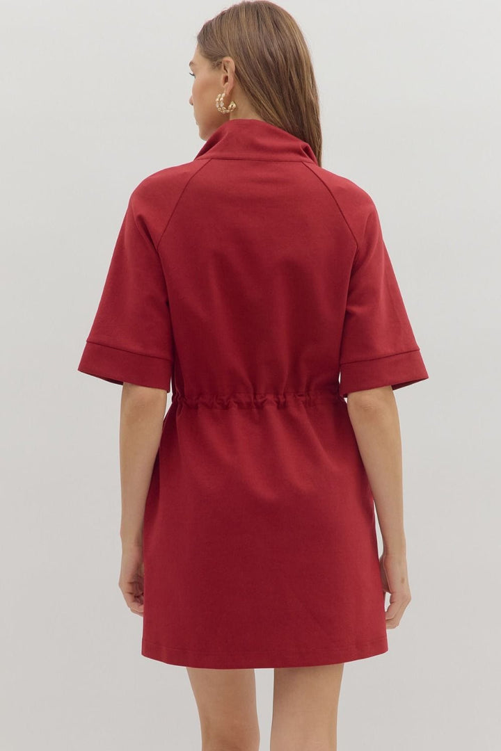 Entro Dress Josie Zip Front Dress