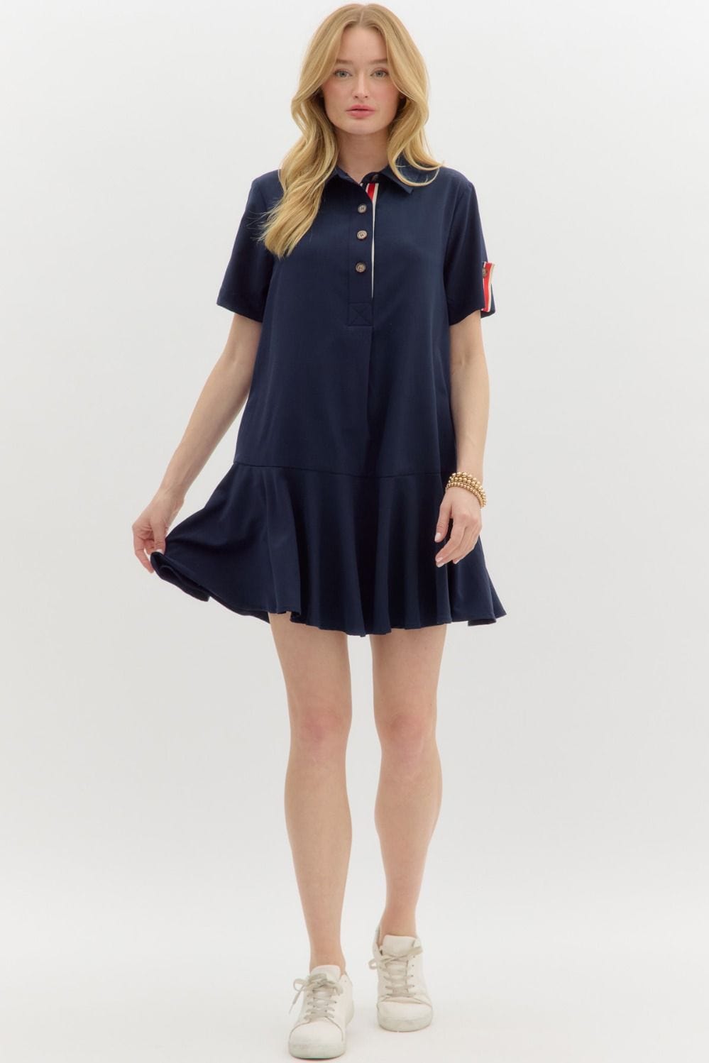 Entro Dress Julia Collar Dress