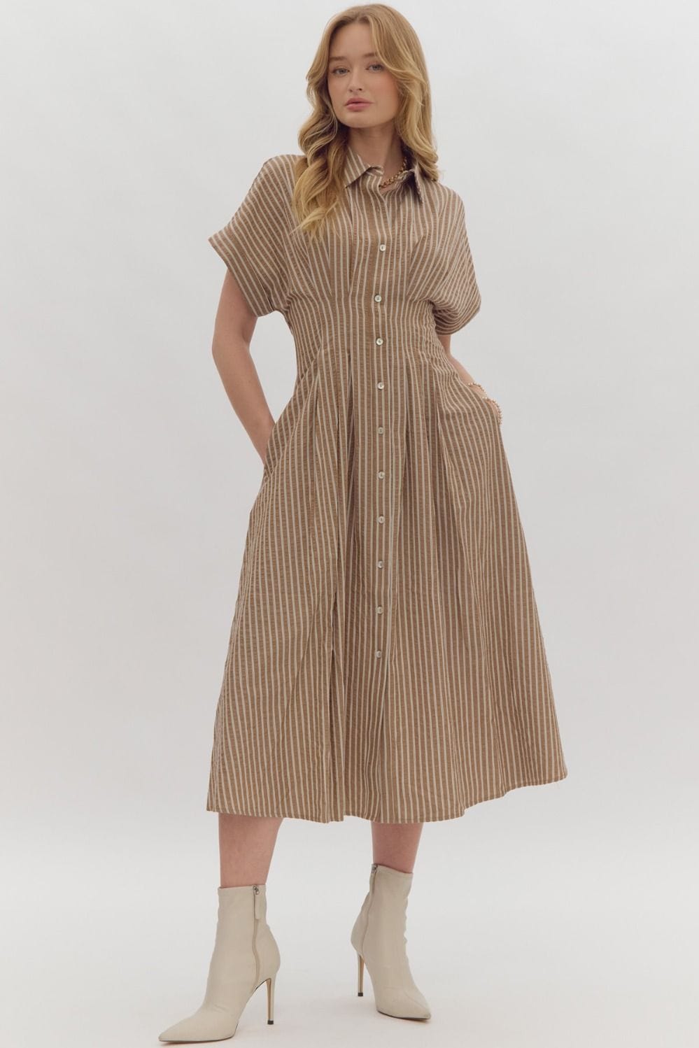 Entro Dress Layla Stripe Dress