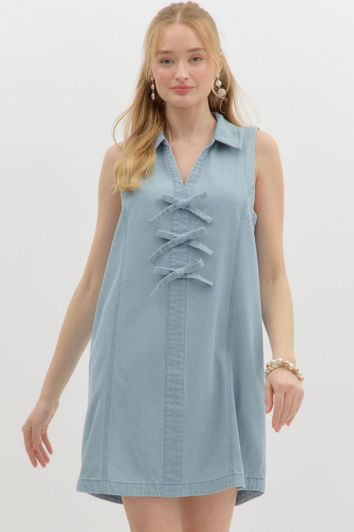 Entro Dress Light Denim / S Hannah Denim Dress