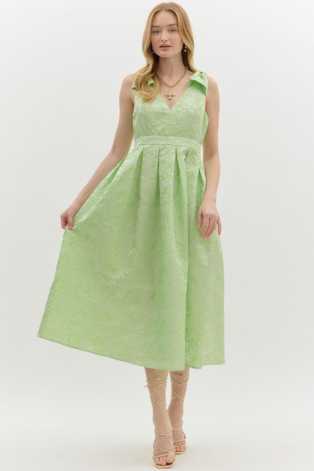 Entro Dress Lime / S Lya Midi Dress