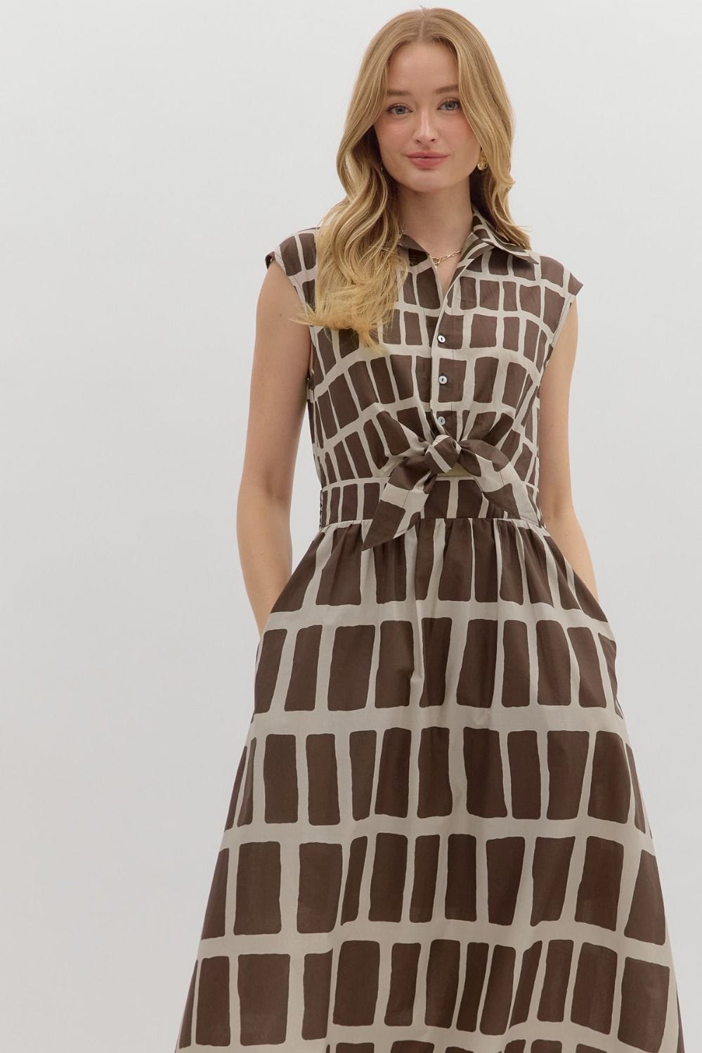 Entro Dress Mila Abstract Dress