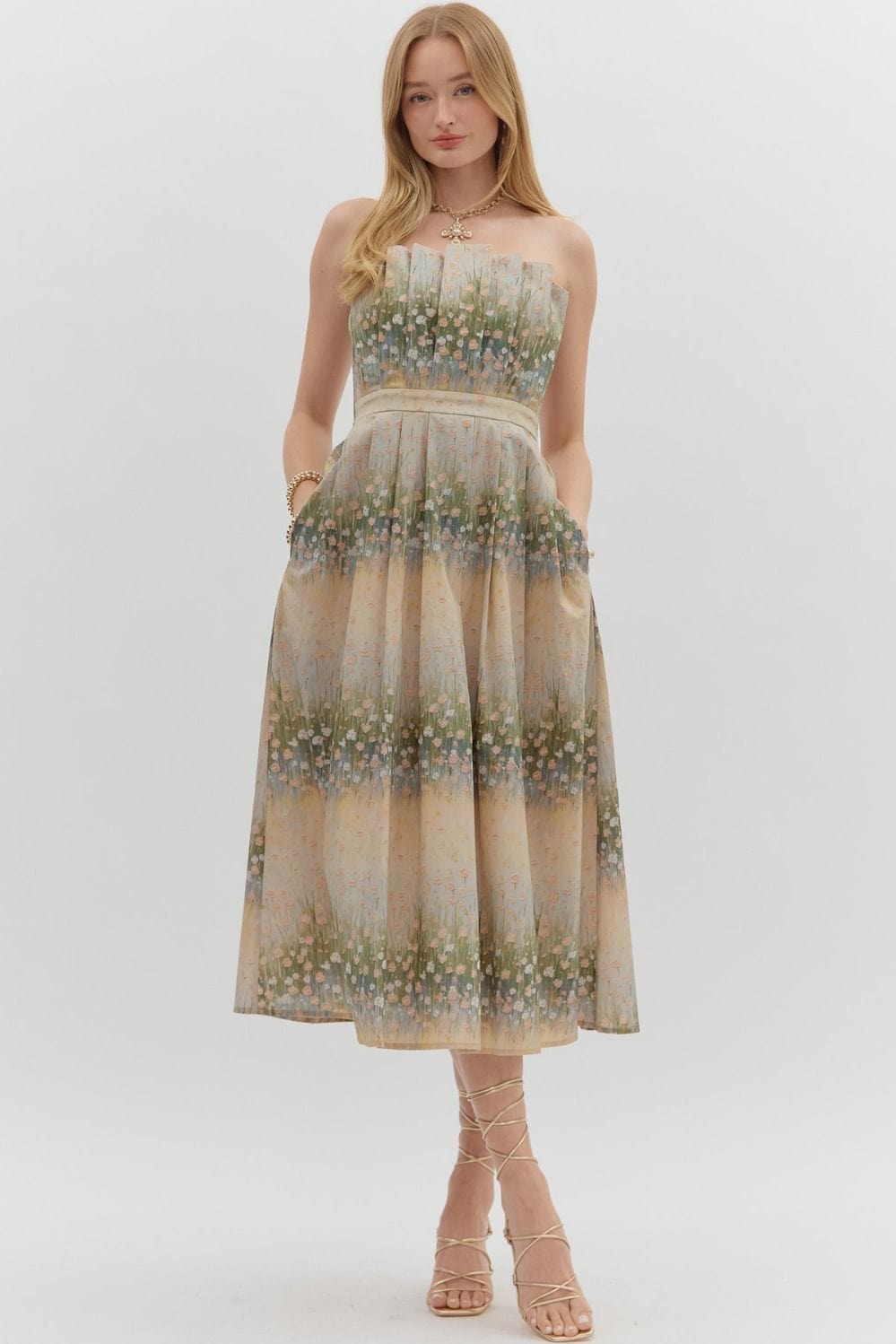 Entro Dress Multi / S Leyla Floral Dress