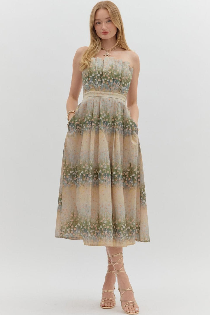 Entro Dress Multi / S Leyla Floral Dress