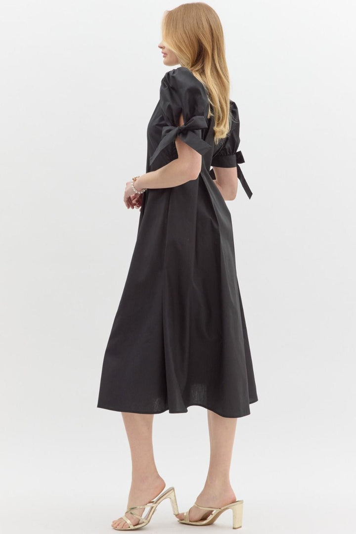 Entro Dress Naomi Midi Pleat Dress