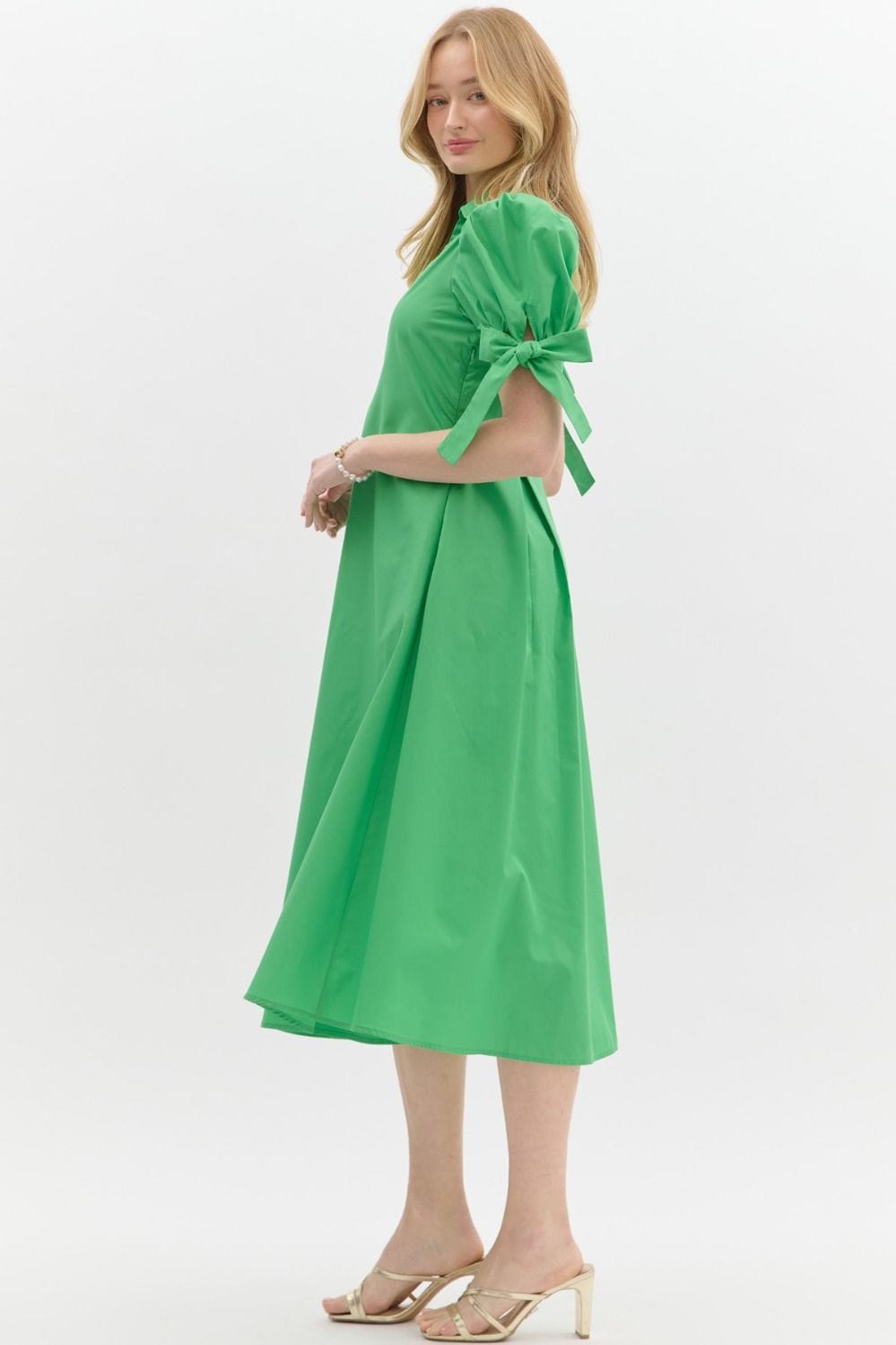 Entro Dress Naomi Midi Pleat Dress