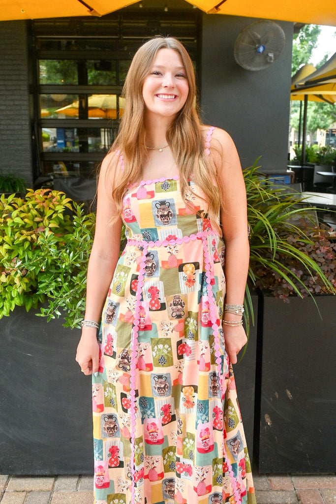 ワンピース Her lip to Noemie Floral Zip-Up Dres Noemie Floral Zip-Up Dress