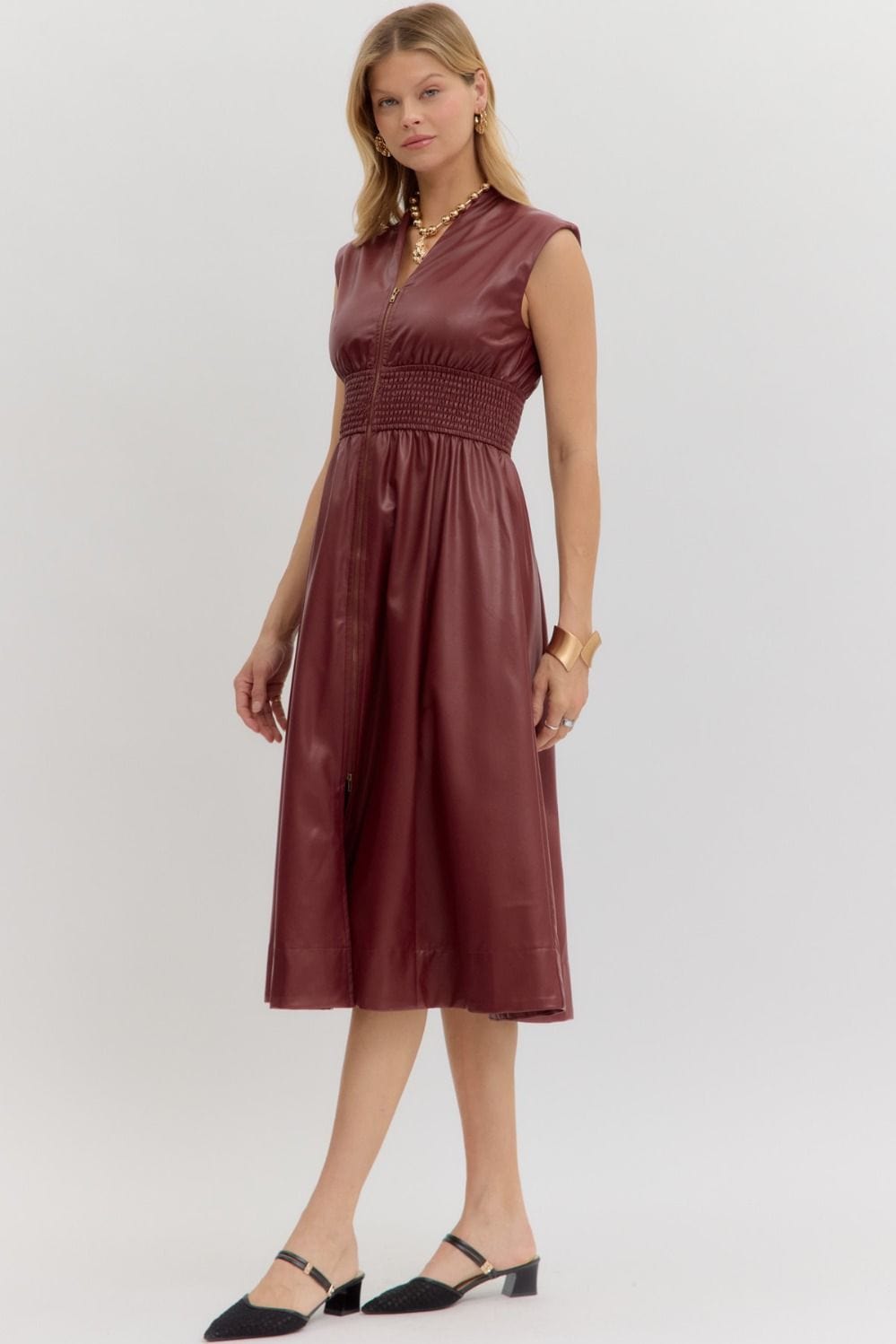 green emerald velvet dress Gold-Button Faux-Leather Dress | Dolce Cabo green emerald velvet dress Gold-Button Faux-Leather Dress | Dolce Cabo