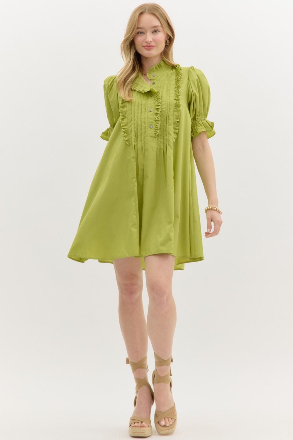 Entro Dress Sophia Pintuck Dress