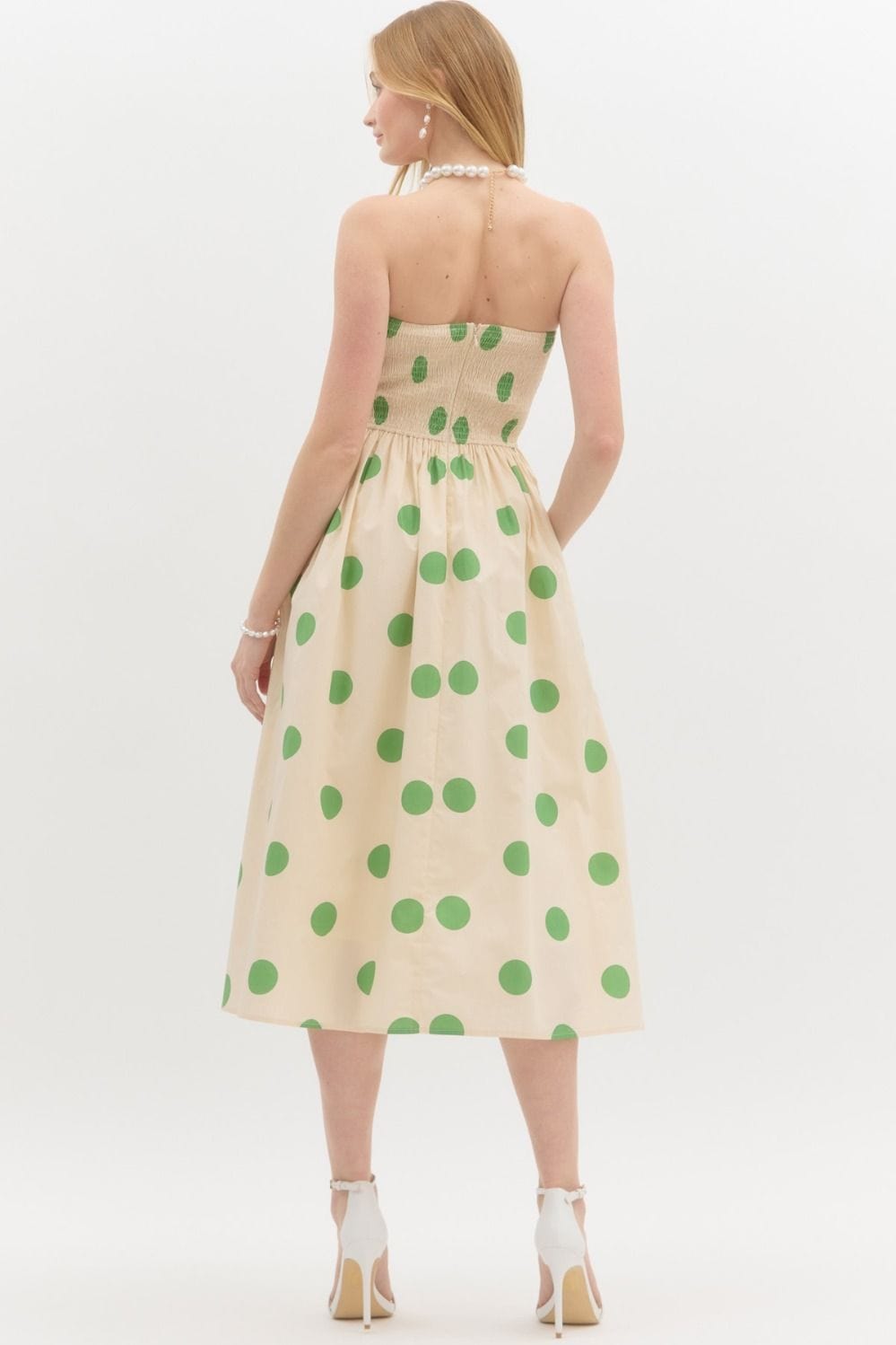 Entro Dress Tatum Polka Dot Dress