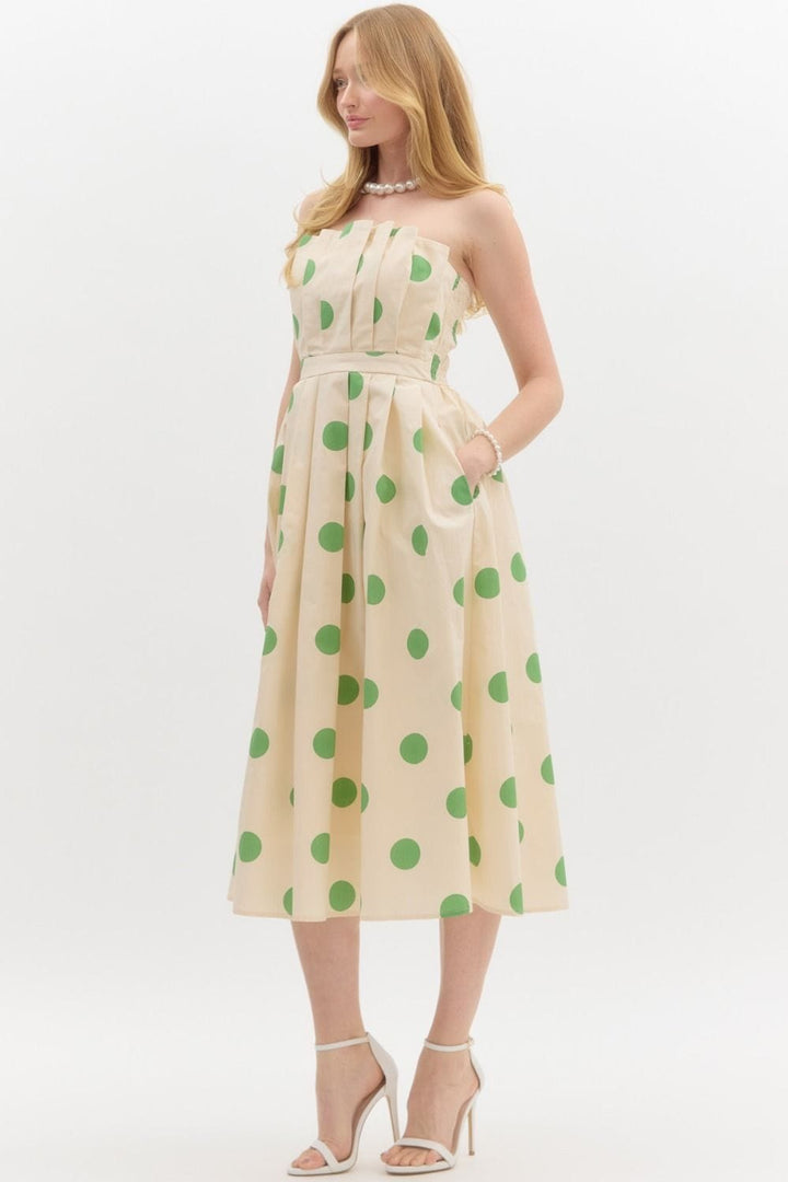 Entro Dress Tatum Polka Dot Dress