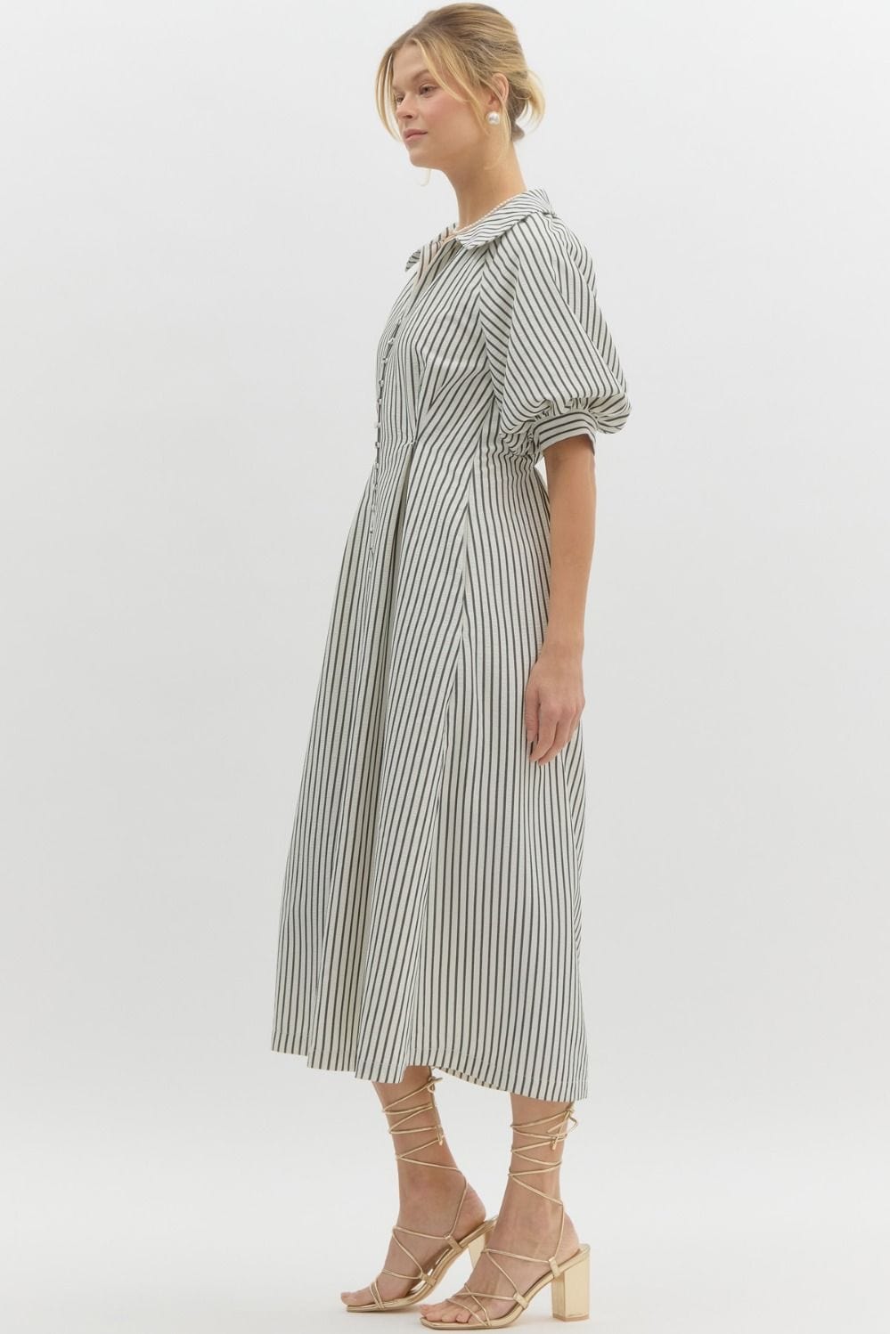 Entro Dress Valerie Bubble Sleeve Dress