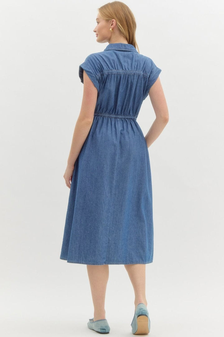 Entro Dress Vera Denim Dress