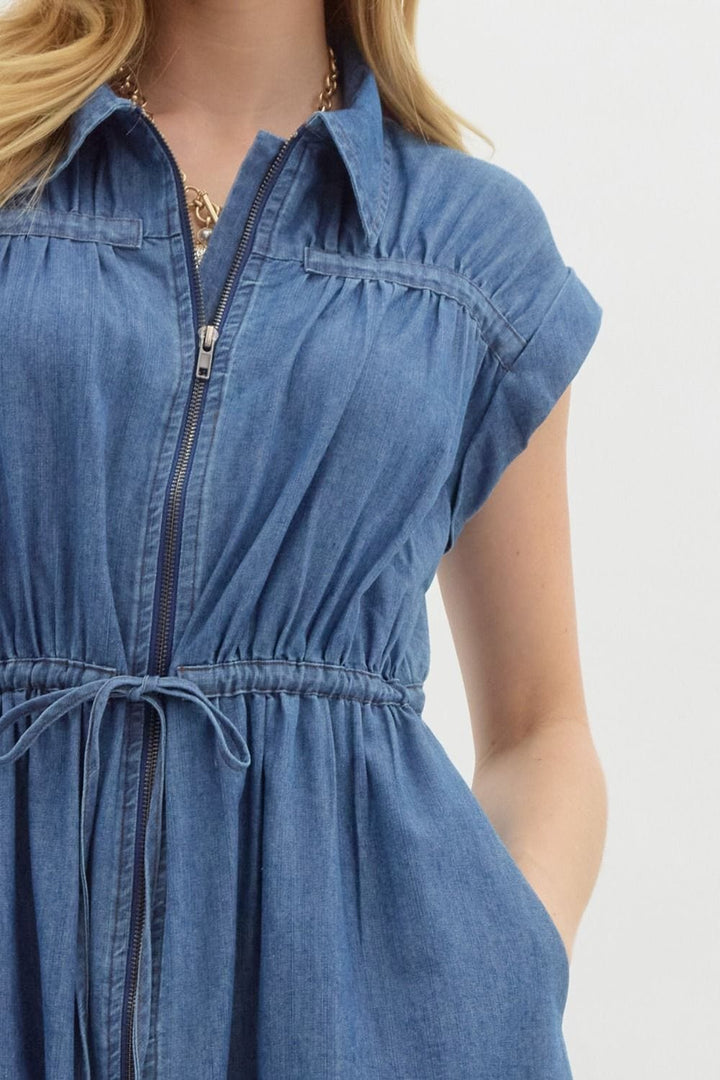 Entro Dress Vera Denim Dress