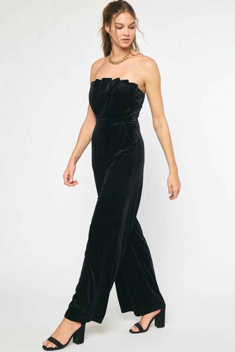 Entro Jumpsuit Camille Velvet Jumpsuit