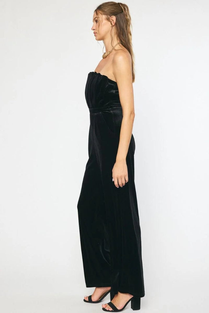 Entro Jumpsuit Camille Velvet Jumpsuit