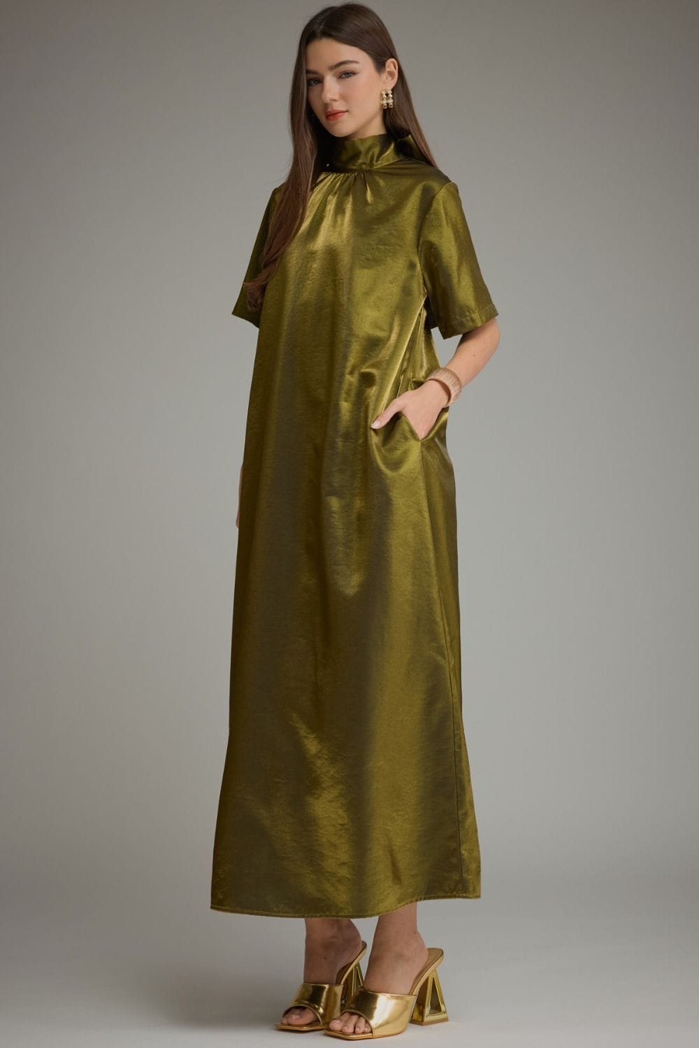 Entro Maxi Dress Andie Satin Maxi Dress
