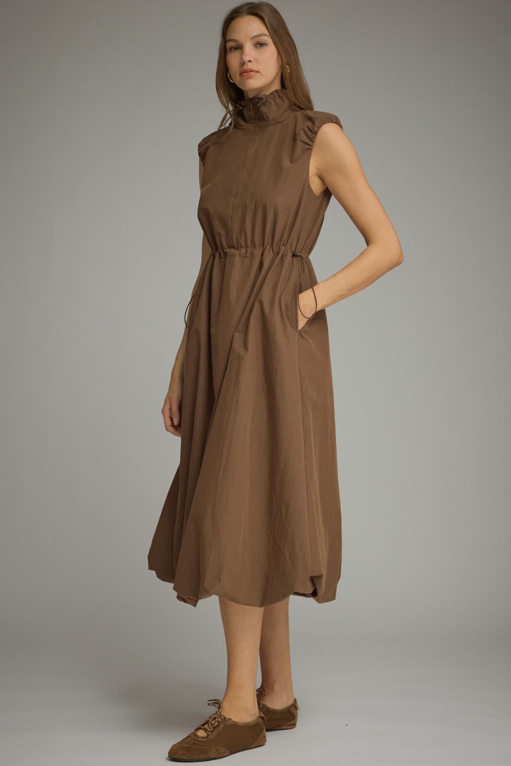 Entro Midi Dress Sadie Ruffle Midi Dress