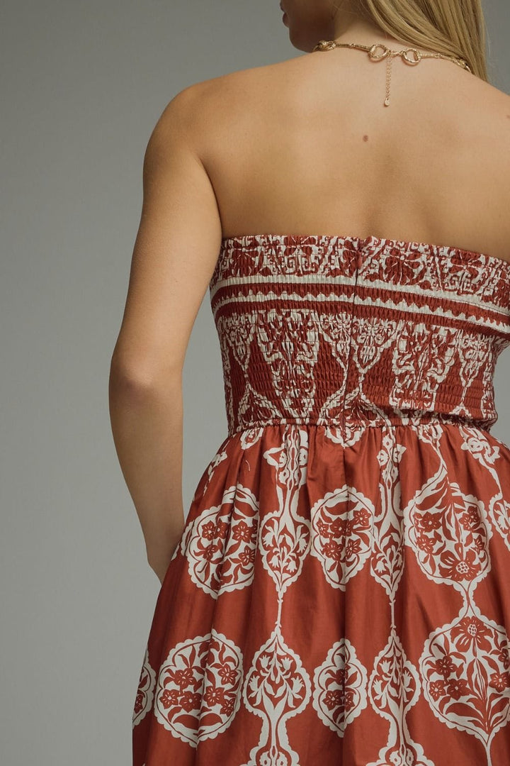 Entro Midi Dress Shalie Strapless Midi Dress