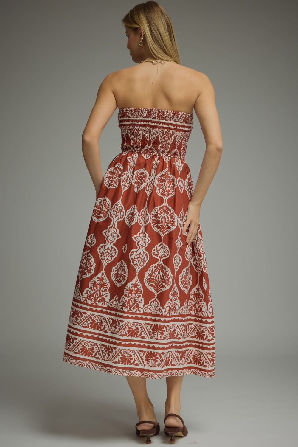 Entro Midi Dress Shalie Strapless Midi Dress