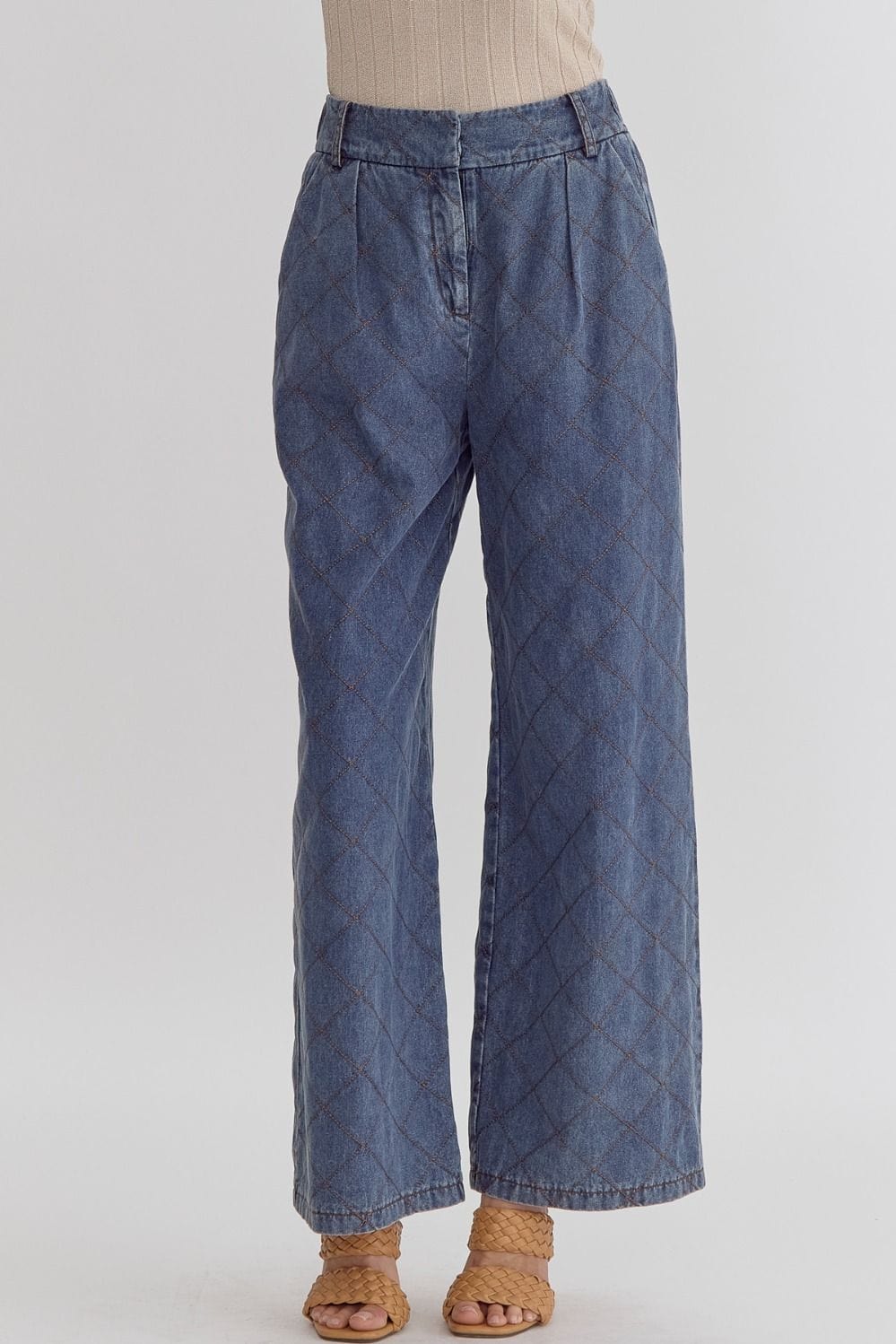 Entro Pants Denim Blue / S Lila Woven Pants