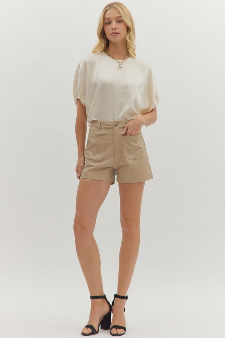 Entro Shorts Elena Front Pocket Shorts