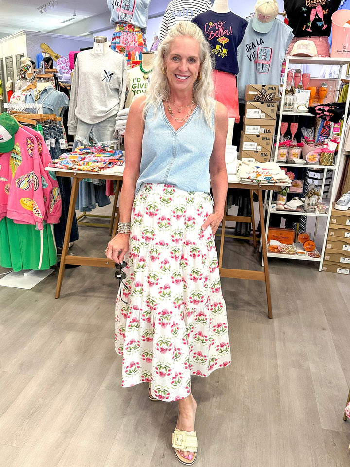 Entro Skirt Frankie Floral Skirt
