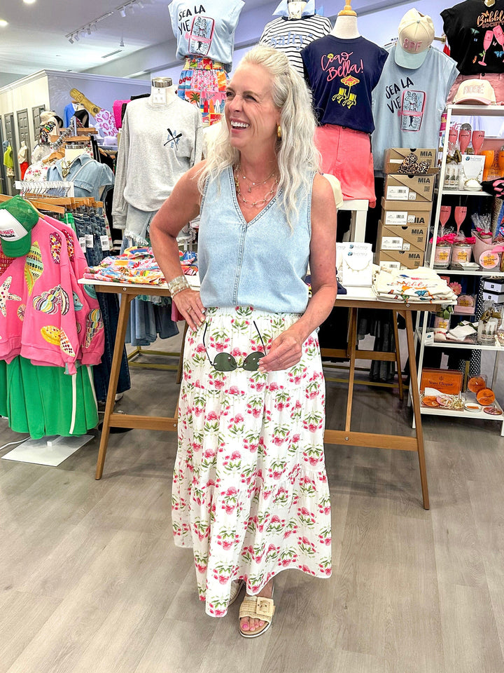 Entro Skirt Frankie Floral Skirt