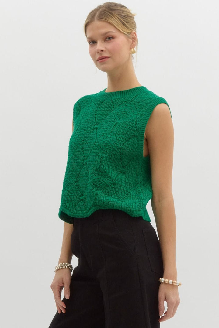 Entro Sweater Talia Sleeveless Sweater