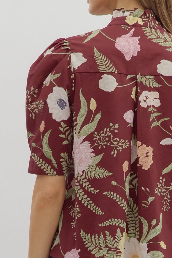 Entro Top Amira Floral Top