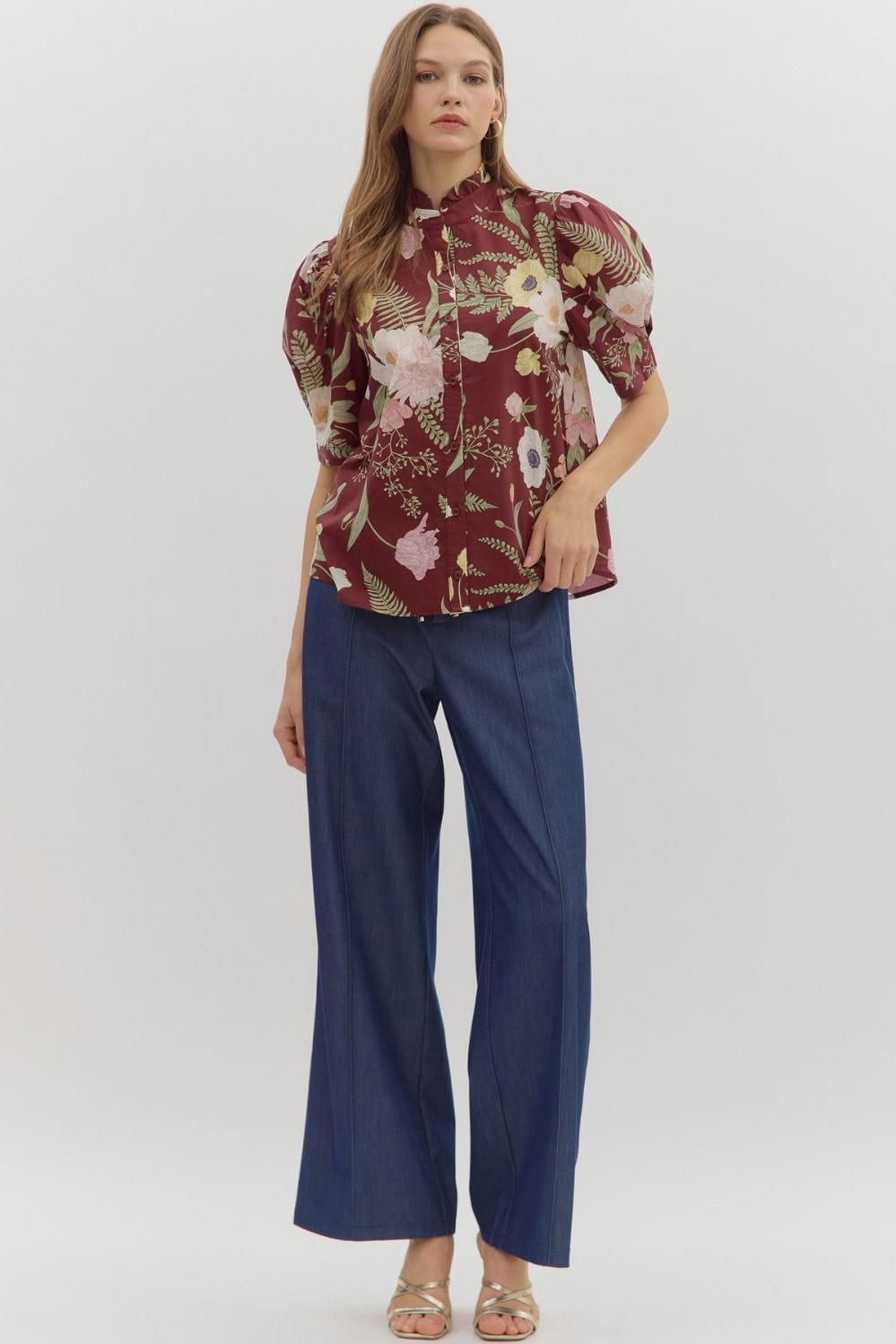 Entro Top Amira Floral Top