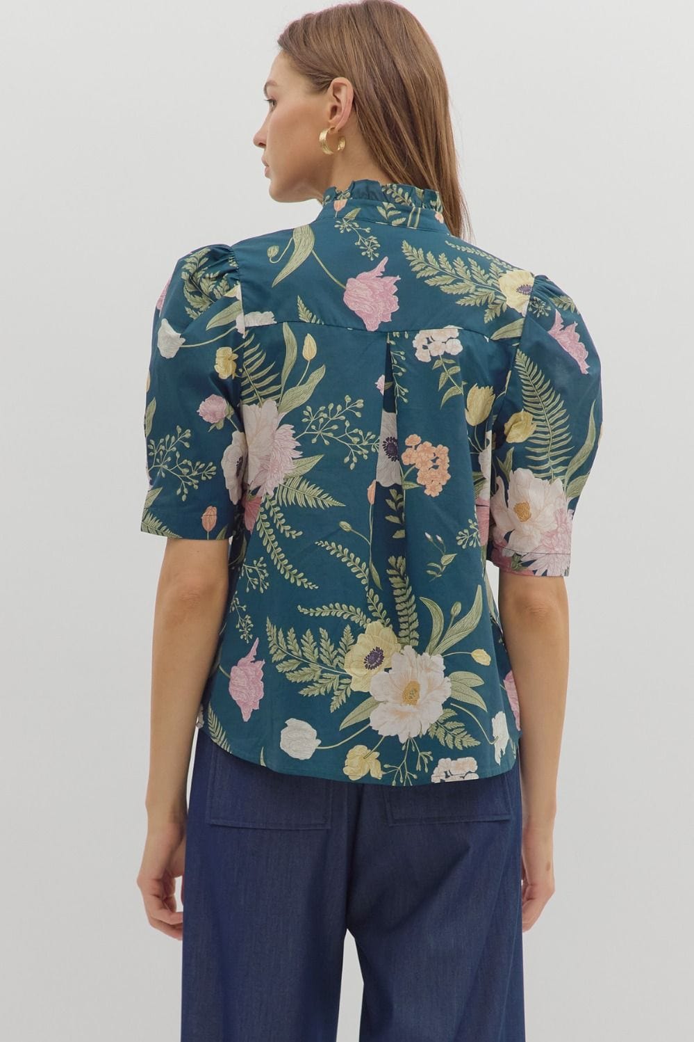 Entro Top Amira Floral Top