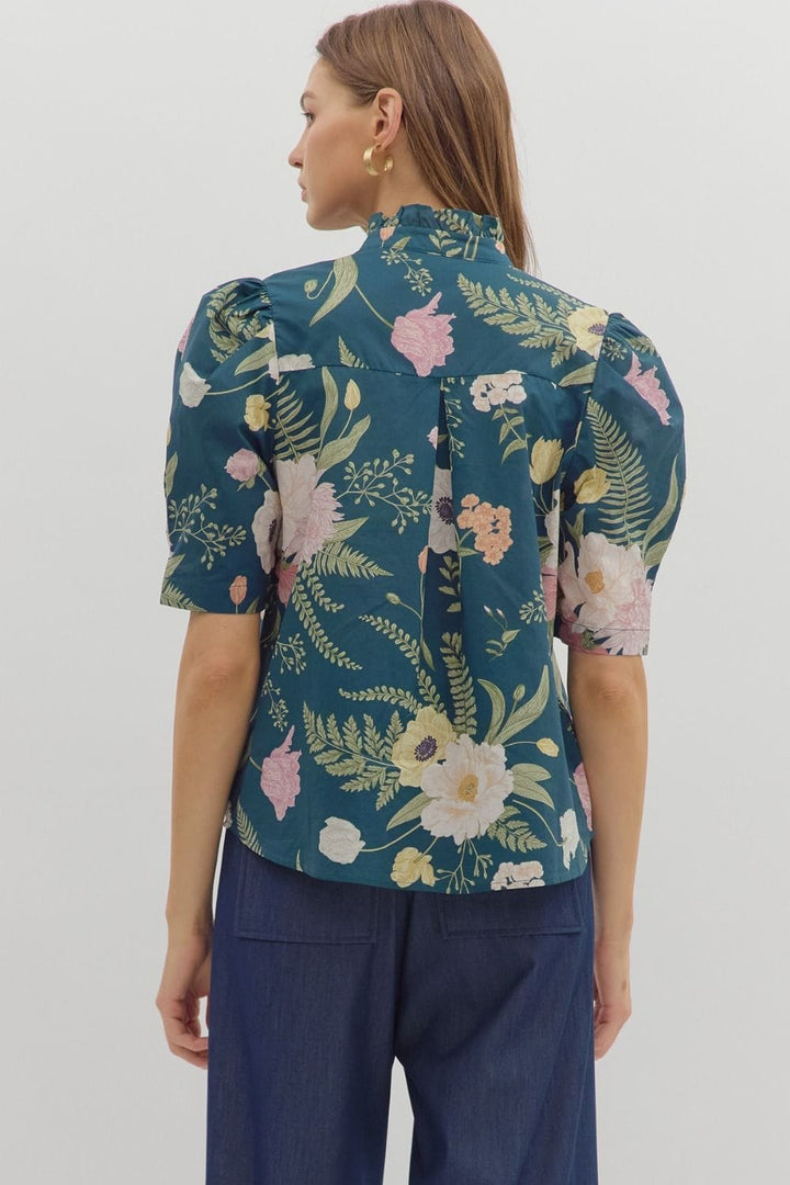 Entro Top Amira Floral Top