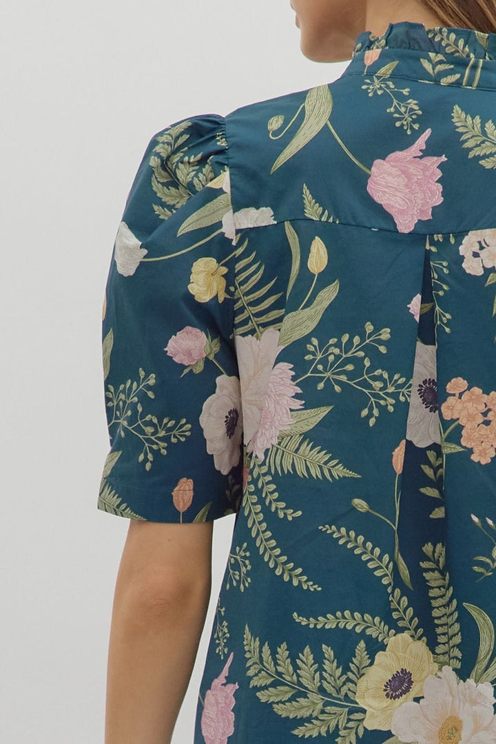 Entro Top Amira Floral Top