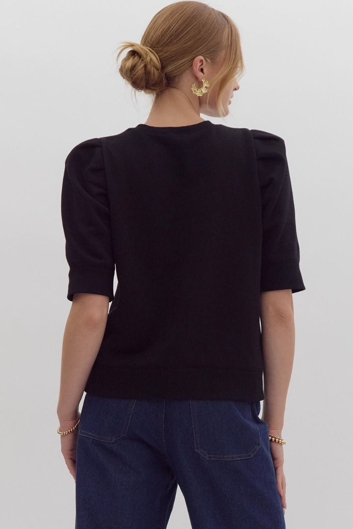 Entro Top Arlet Puff Sleeve Top