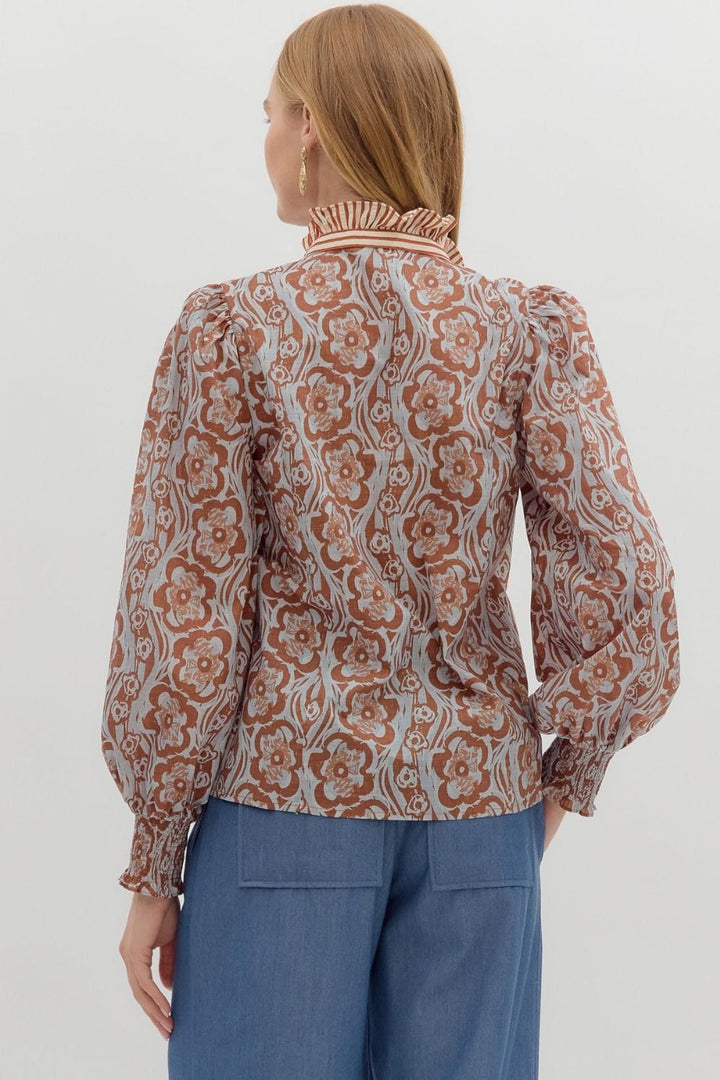 Entro Top Blaire Floral Top