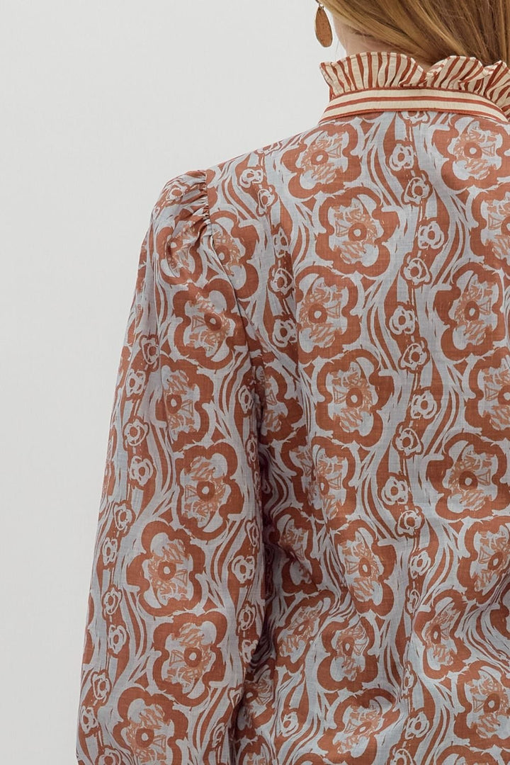 Entro Top Blaire Floral Top