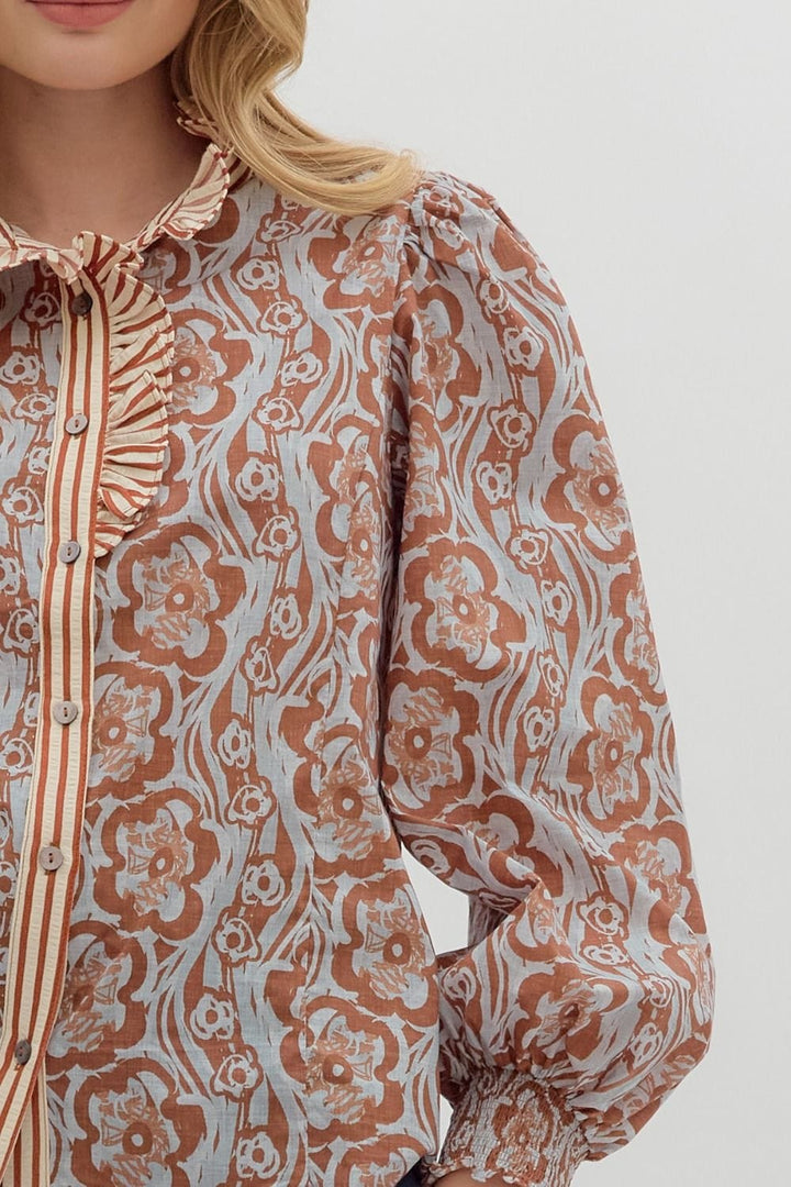 Entro Top Blaire Floral Top