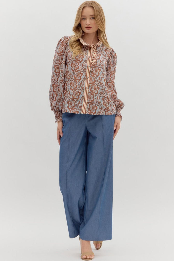 Entro Top Blaire Floral Top