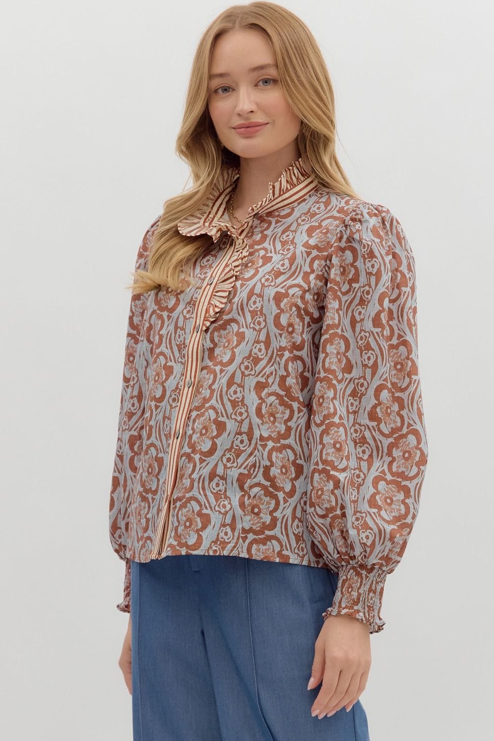 Entro Top Blaire Floral Top