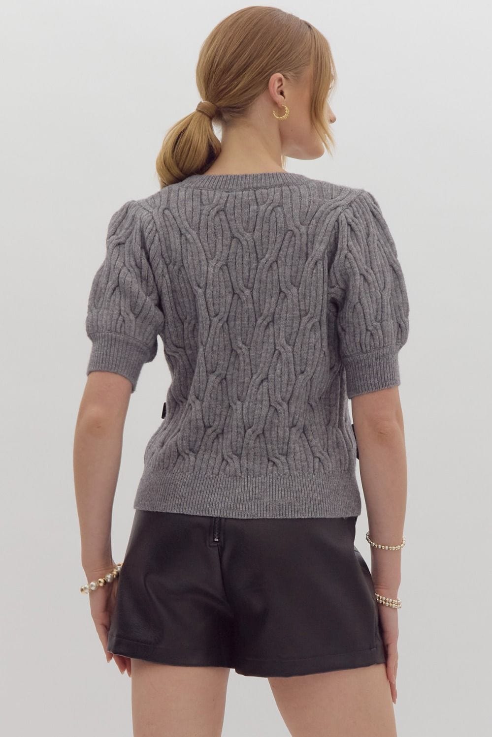 Entro Top Cassandra Bow Sweater Top